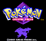 Pokemon Crystal Kaizo Title Screen